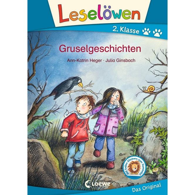 Produktbild Leselöwen 2. Klasse - Gruselgeschichten (Deutsch, Julia Ginsbach, Loewe Erstlesebücher, Ann-Katrin Heger, 2017)