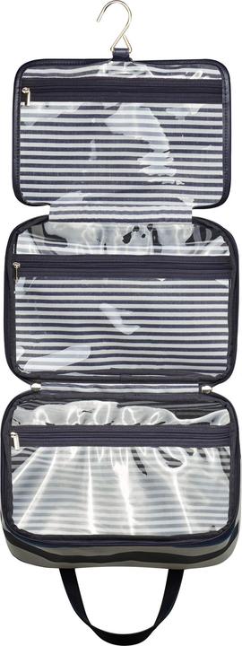 Actual product image Cimi Gillian Jones - Organizer Cosmetic bag w. hangup function - Dark blue PU