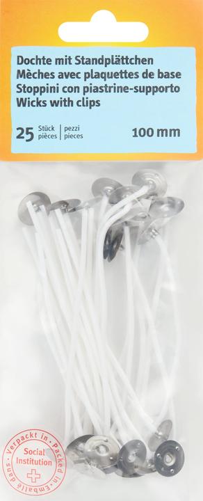 Produktbild Exagon Dochte mit Standplättchen