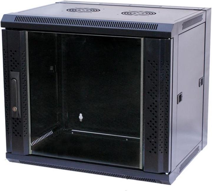 Wall mounted enclosure (15 RU, 19 inch rack)