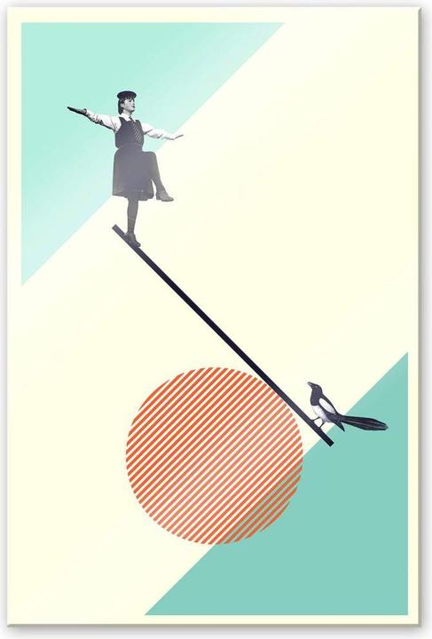 Actual product image Trenddeko B is for Balance (40 x 60 cm)