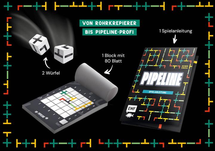Productafbeelding Dobbelspel: Pipeline - Wie kan de beste verbindingen maken? (Duits)
