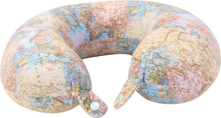 Actual product image Mountain Warehouse World Map Memory Foam Travel Pillow (Head & neck pillow)