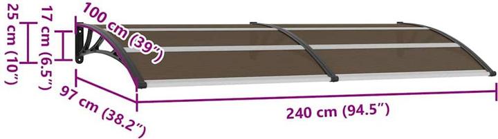 Produktbild VidaXL Hannie (240 x 100 cm)