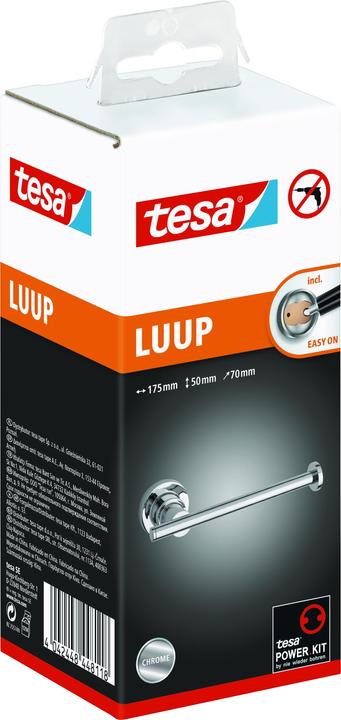 Produktbild tesa LUUP WC Ersatzrollenhalter inkl. Klebelösung ohne Bohren