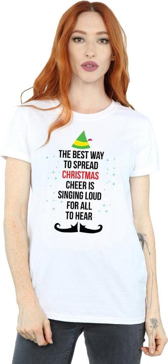 Produktbild Elf Christmas Cheer Text TShirt (L)