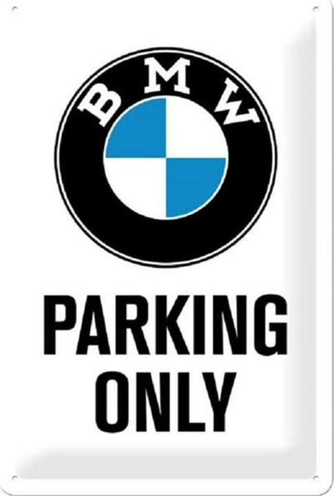 Produktbild Nostalgic-Art Merchandising Schild BMW Parking Only 20 x 30 cm, Metall (20 x 30 cm)