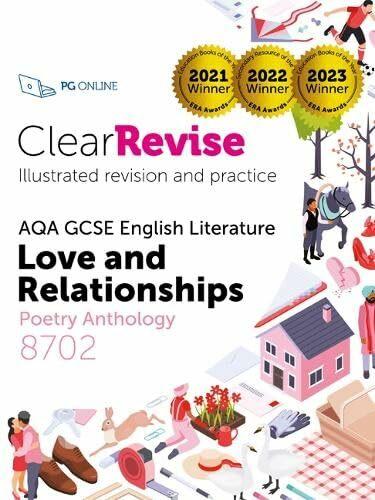 Produktbild Online ClearRevise AQA GCSE English Literature: Love and relationships, Poetry Anthology 8702 (Englisch, Pg Online, 2024)