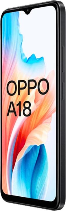 Image du produit OPPO A18 (128 Go, Noir brillant, 6.56", Double SIM, 8 Mpx, 4G)