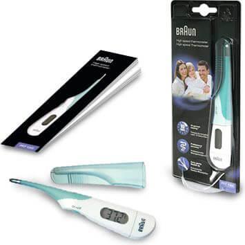 Actual product image Braun Prt1000 (Mouth, Rectal, Armpit)