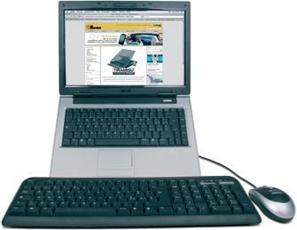Immagine prodotto Hamlet Kit Tiramisù piattaforma per Notebook con tastiera e mouse usb