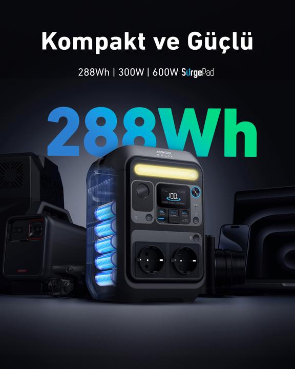 Image du produit Anker Solix C300X (288 Wh, 4.13 kg)