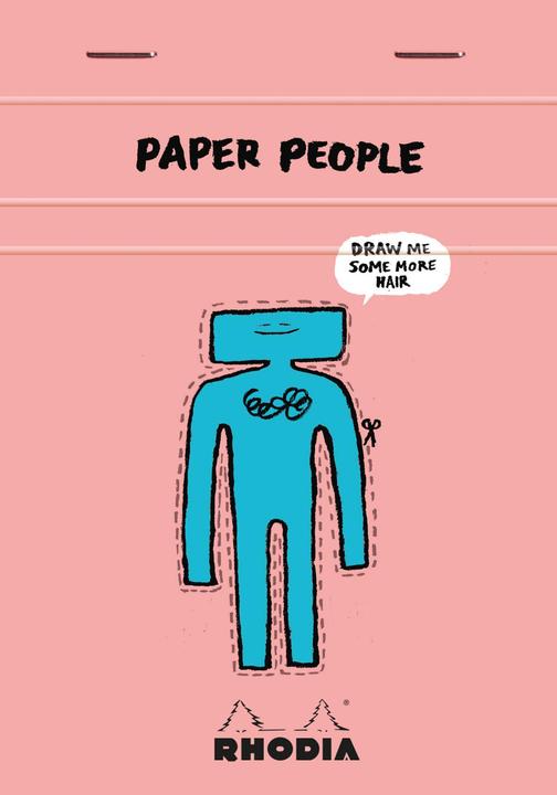 Immagine prodotto Rhodia blocco note pinzato intestato 90° compleannojean jullien n°13 (Rigatura speciale, Copertina morbida)