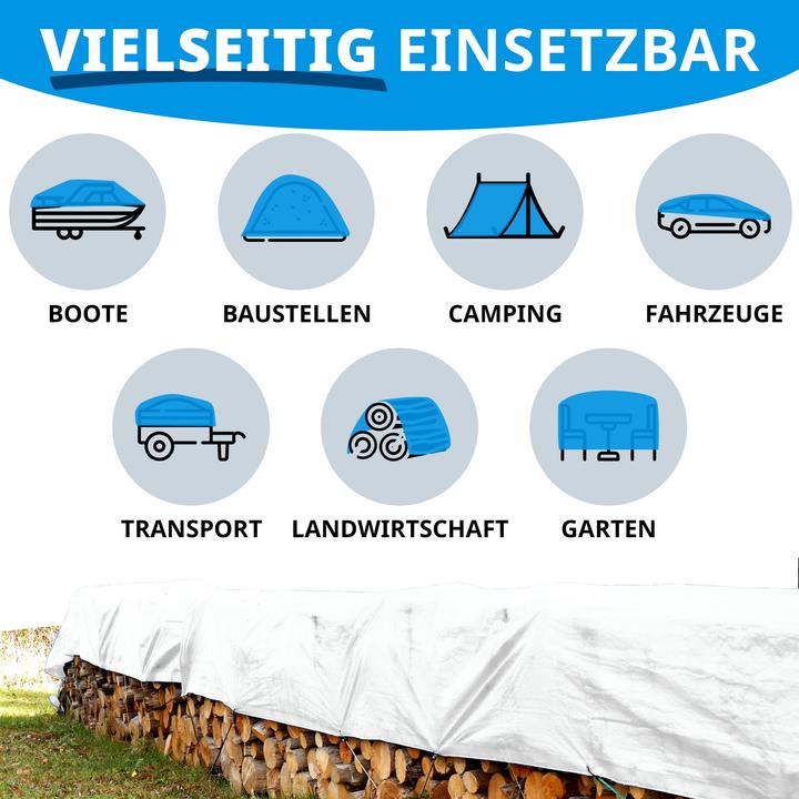 Actual product image Floordirekt Tarpaulin 140 g/m² (400 x 300 cm)