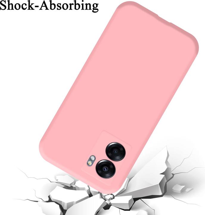 Actual product image Cadorabo TPU Liquid Silicone Case Cover for Oppo A57 5G / A77 5G / Realme V23 (Realme V23 5G, Oppo A57 5G, Oppo A77 5G)