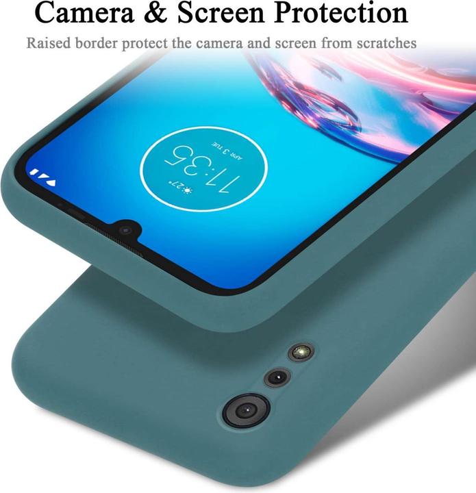 Actual product image Cadorabo Bumper Case for Motorola MOTO E6s 2020 TPU Liquid Silicone Cover for Motorola MOTO E6s 2020 (Motorola Moto E6s)