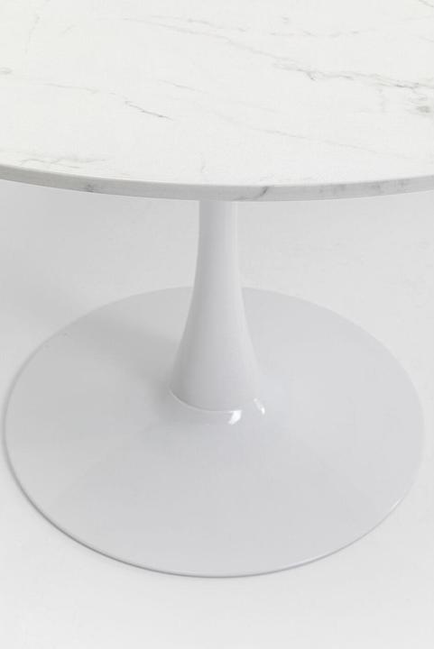 Produktbild Kare Design Tisch Schickeria Marmor Weiss Ø110cm (110 x 110 x 74 cm)
