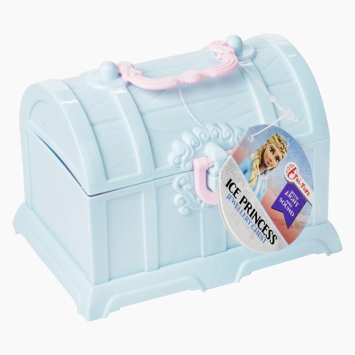 Immagine prodotto Toi-Toys Gioielli della principessa di ghiaccio in uno scrigno con luci e suoni