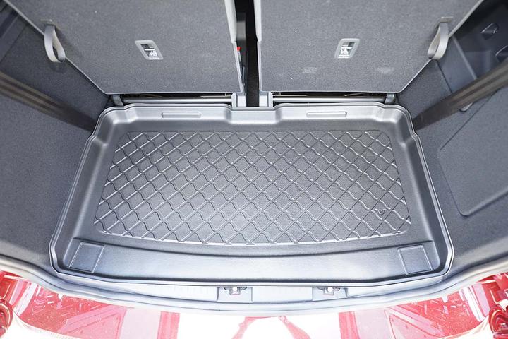 Actual product image ProPlus Boot tray for VW Caddy Maxi from 2020 until today (7-seater) behind the 3rd row of seats