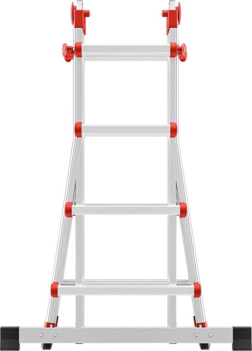 Actual product image Hailo Telescopic ladder 4x4 rungs (Single ladder, Telescopic ladder, Multi-purpose ladder, 240 cm)