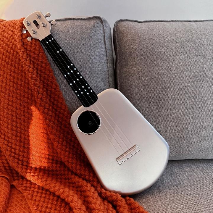 Actual product image Popu Music Ukulele Populele 2 Silver (Acoustic)