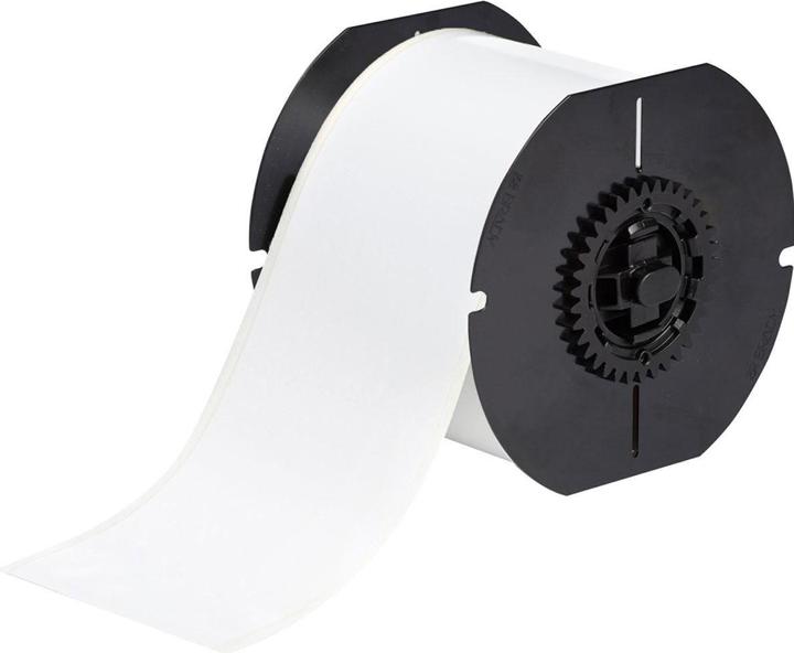 Produktbild Brady B30C-3000-7569-WT, Standard Vinyl, Weiss, glänzend, 75.00 mm x 30.00 m, Endlos