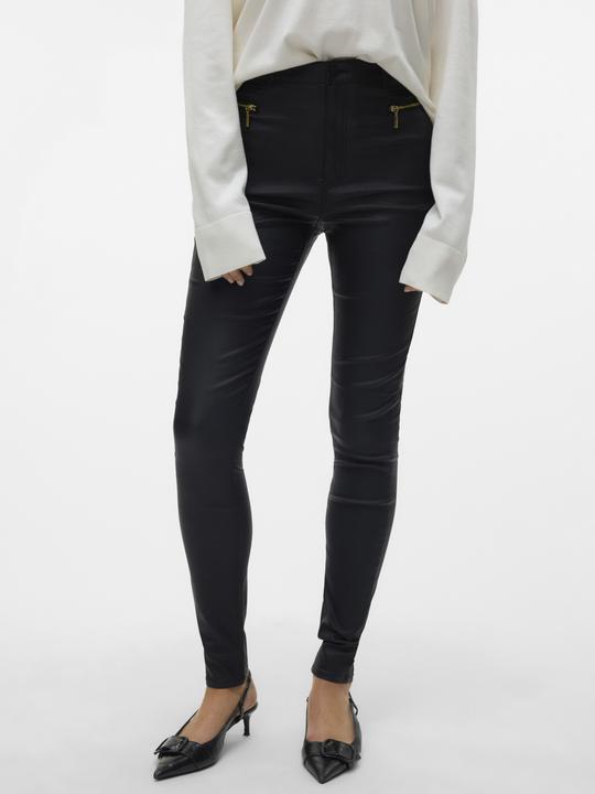 Produktbild Vero Moda Vmloa Hr Skinny Coated Zipper Pant Exc Hose (32)