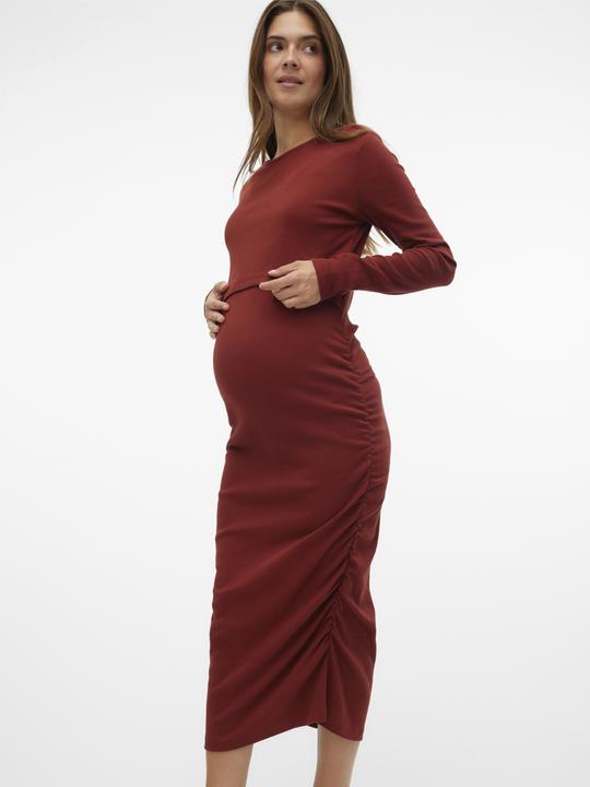 Produktbild Mamalicious Mlemily June Ls Jrs Midi Dress 2f Noos (XL)