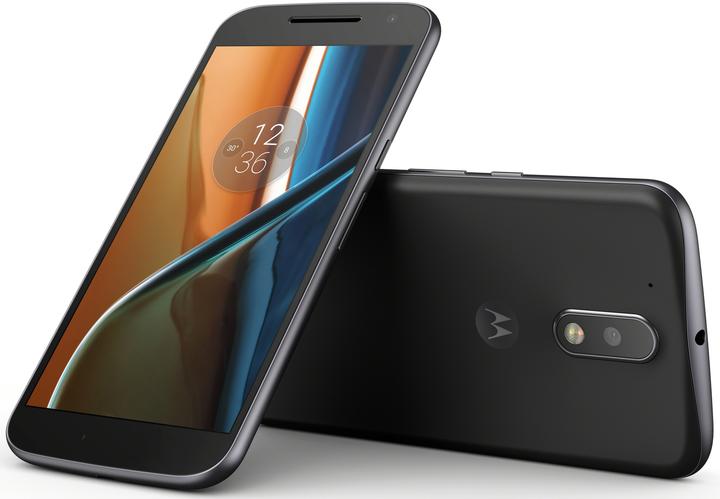 Actual product image Motorola Moto G4 (16 GB, Black, 5.50", Dual SIM + SD, 13 Mpx, 4G)