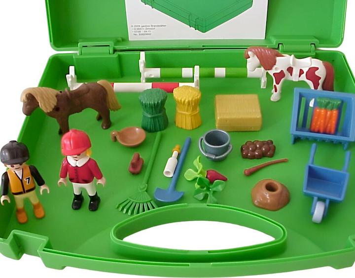 Actual product image Playmobil Pony case with accessories