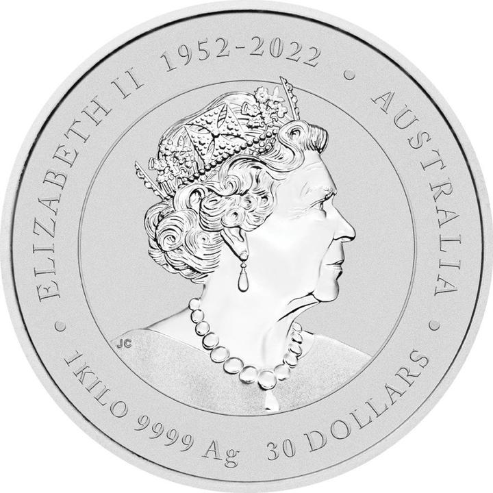 Actual product image The Perth Mint Silber Lunar Drache 1000 g coloriert - 2024 (1.00, 2024)