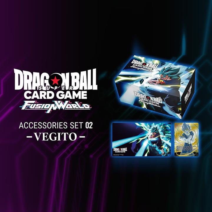 Actual product image Dragon Ball Fusion Wrold Accessories Set 02 - Vegito EN (English, Booster display)