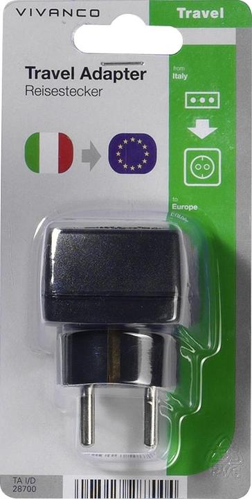 Image du produit Vivanco Fiche de voyage Italie,I femelle-prise mâle