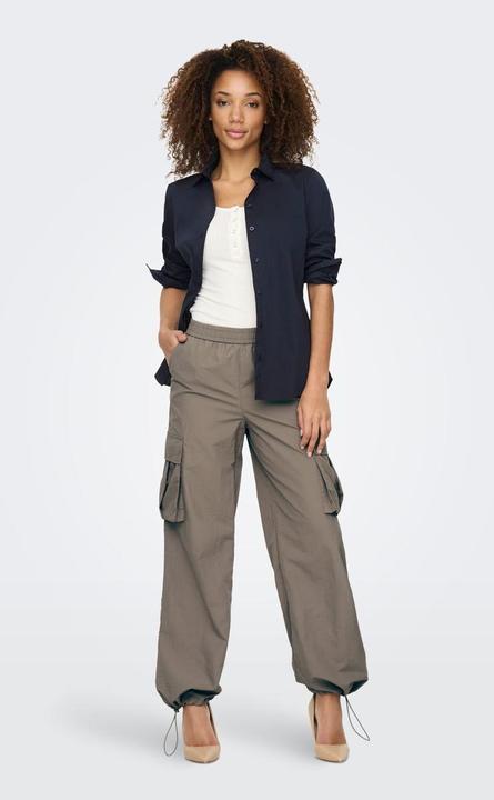 Image du produit JdY Coupe large Taille moyenne Élastique Pantalon Cargo (XS)