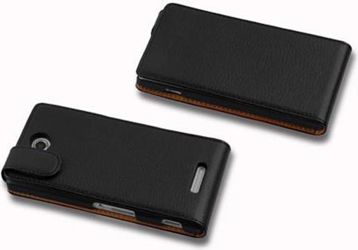 Productafbeelding Cadorabo Flip met structuurhoes (Sony Xperia C)