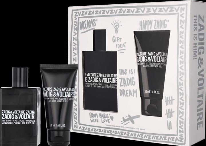 Produktbild Zadig & Voltaire This is Him! Christmas 2023 Eau de Toilette 50 / Shower Gel (Eau de Toilette, 173.40 ml)