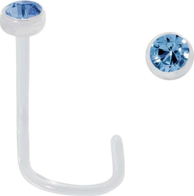 Bijouteria Nasenpiercing (Bioplast, Kristall)
