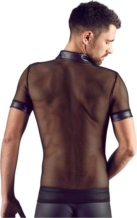 Actual product image Svenjoyment Mesh shirt with wet look (XXL)