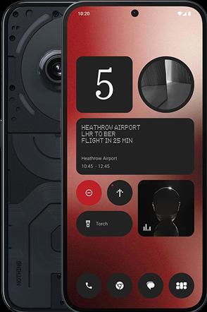 Actual product image Nothing Phone (2a) (256 GB, Black, 6.70", Dual SIM, 50 Mpx, 5G)