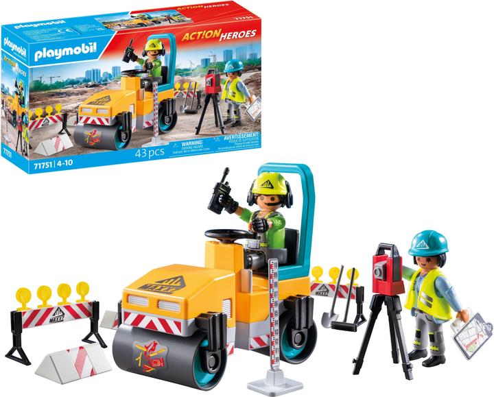 Image du produit Playmobil Chantier routier (71751, Playmobil Action Heroes)