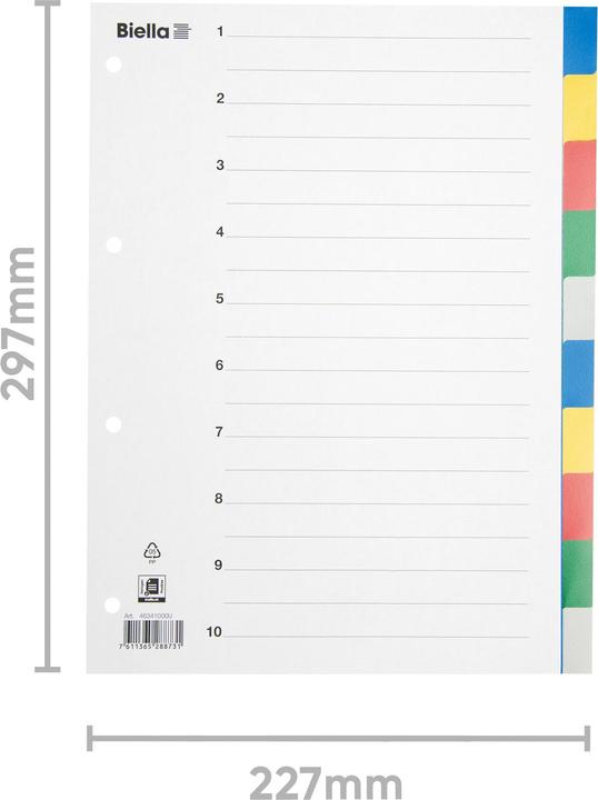 Image du produit Biella Enregistrer en taille réelle à partir du PP, en couleur