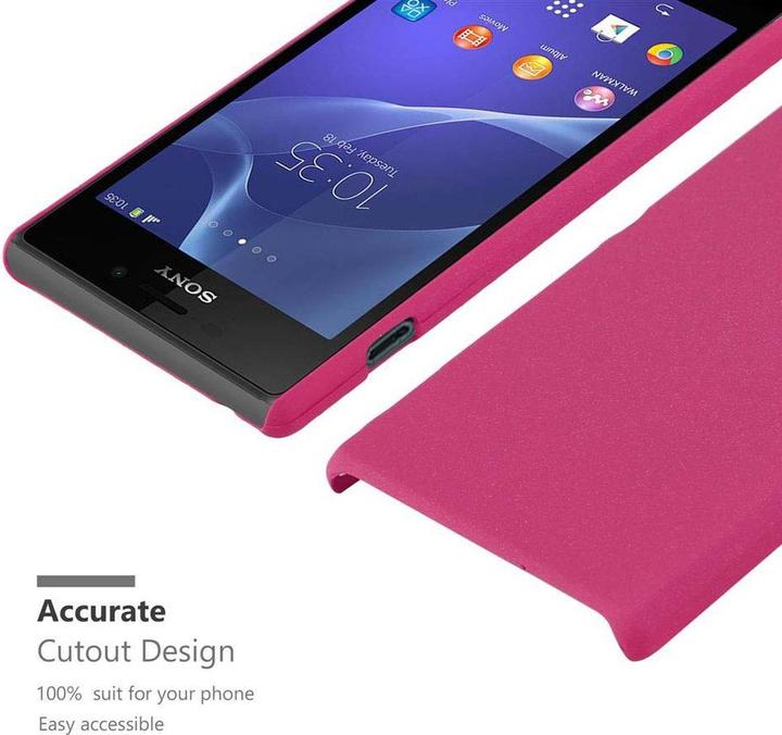 Productafbeelding Cadorabo Harde kaft Frosty Cover (Xperia M2, Xperia M2 Aqua)