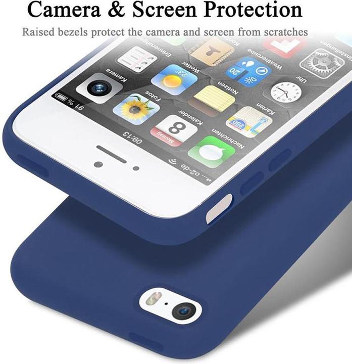 Immagine prodotto Cadorabo Copertura della cassa del silicone liquido TPU (Apple iPhone 5)
