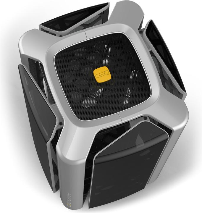 Actual product image Geometric Future M2 THE ARK housing, TG - grey (Mini-ITX, Mini-ATX)
