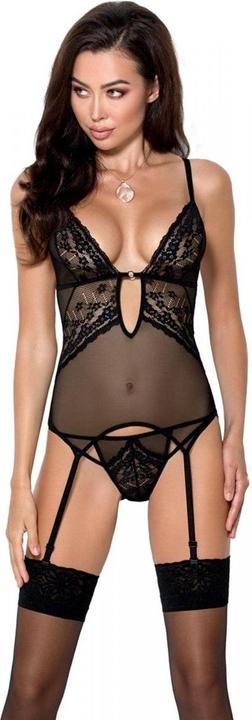 Produktbild Passion Guêpière sexy Erza - - 2XL/3XL - Noir (3XL)
