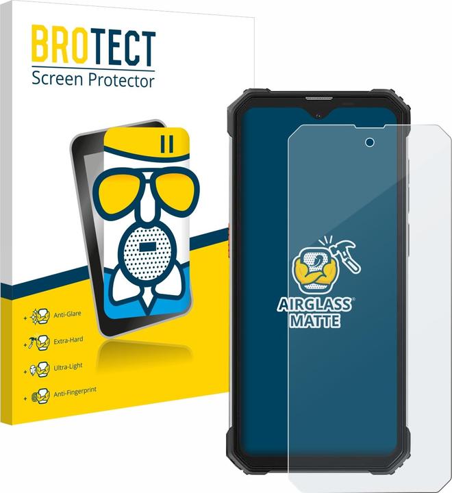 Actual product image BROTECT AirGlass Glass Matte (1 Piece, Blackview BV8900)
