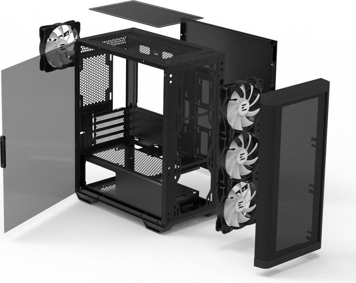 Productafbeelding Zalman Boitier Mini Tour Micro ATX M4 RGB met vitrage (Nee) (mATX, Mini-ITX)