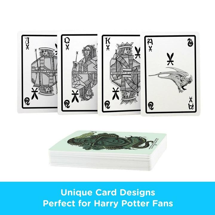Actual product image Aquarius Abbey Harry Potter Playing Cards Slytherin NMR52438 (German)
