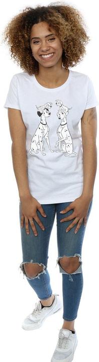Actual product image Disney Womens/Ladies 101 Dalmatians Family Cotton T-Shirt (S)