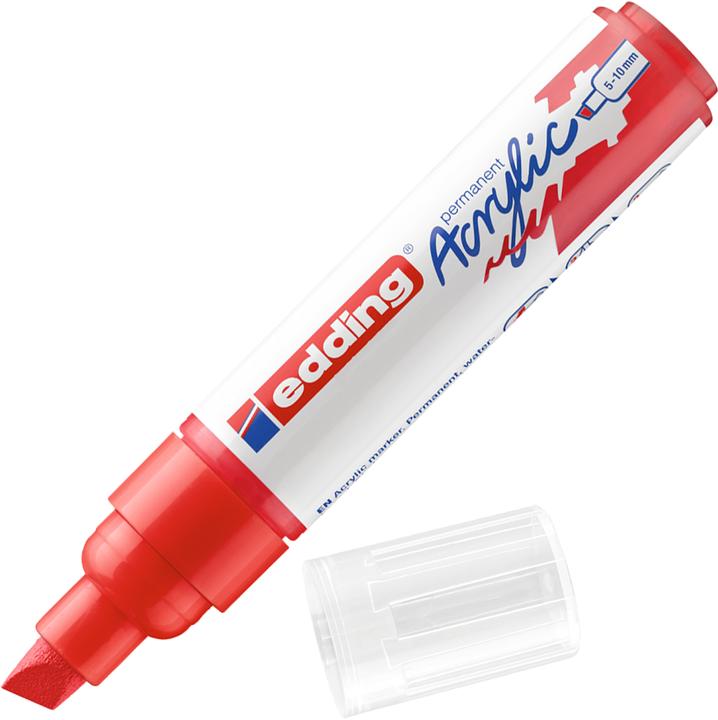Actual product image Edding Acrylic marker 5000 Wide (Traffic red, 10 mm, 1 x)
